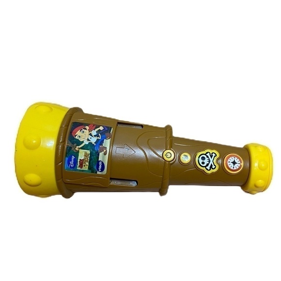 Vtech Disney Jake & the Neverland Pirates Spy & Learn Telescope Spyglass Toy - Picture 1 of 7